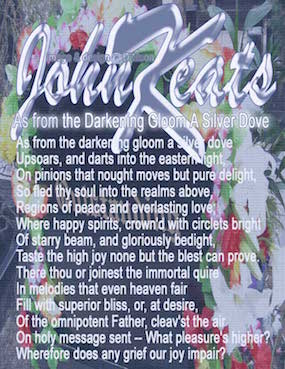 Poem in Art: "Where happy spirits, crown'd with circlets bright / Of starry beam, and gloriously bedight" - John Keats