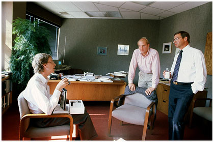 Gates with Steve Ballmer and Jon Shirley Gates with Steve Ballmer and Jon Shirley