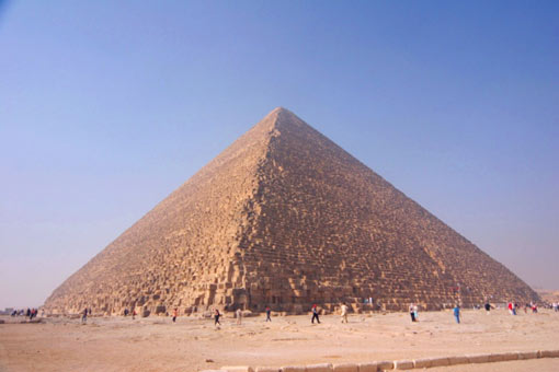 Pyramids At Giza Egypt. The Cheops Pyramid at Giza,