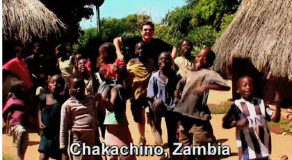 dancing in Chakachino, Zambia