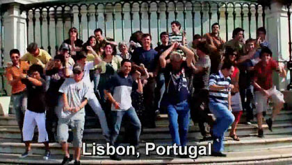 dancing in Lisbon, Portugal