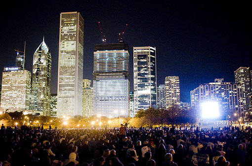 Chicago basks in the excitement of Obama's win