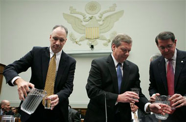 ConocoPhillips EVP John Lowe, BP America Chairman & President Robert Malone, and Exxon Mobil SVP J. Stephen Simon