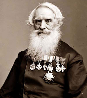 an important image of Samuel F. B. Morse taken between 1855 and 1865