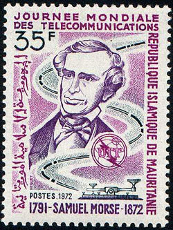 1972 postage stamp: 1791-1872, Samuel F. B. Morse