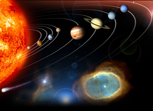 solar system. our solar system. (quote)