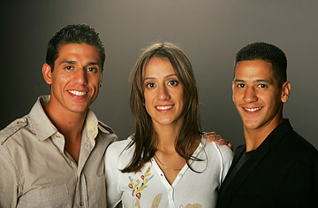 Mark, Diana, and Steven Lopez, United States - Taekwondo