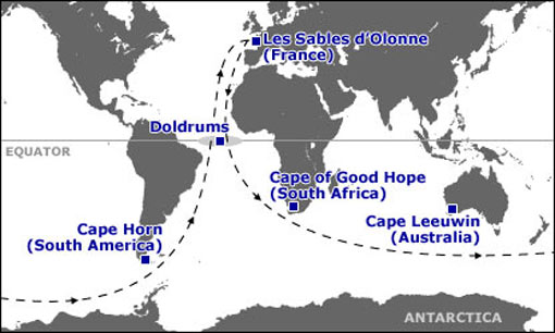 Vendee Globe route