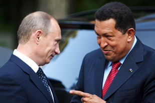 Chavez, right, supported Russia in its recent conflict with Georgia
