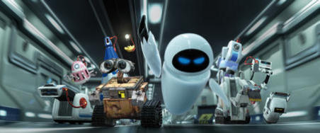 Wall-E and his heroic team of malfunctioning misfit robots stumbled upon the key to the planet's future in the movie Wall-E