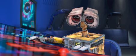 Wall-E doesn't say much but he tells a beautiful story.