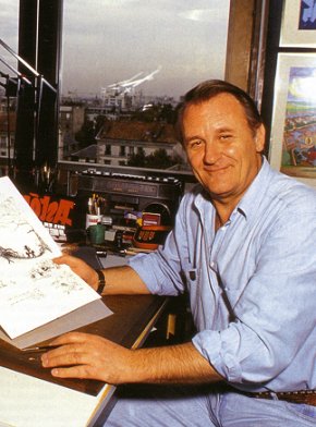 Albert Uderzo - illustrator of Asterix - in 1998