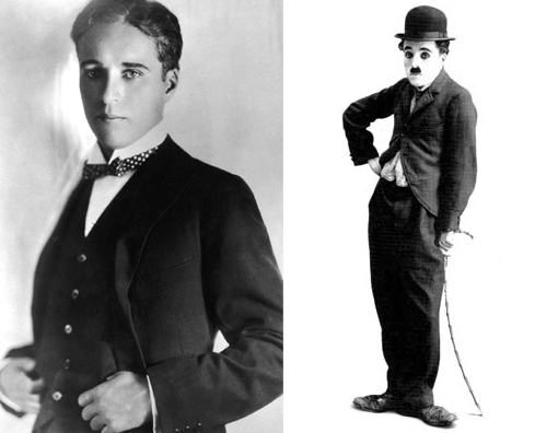 Charlie Chaplin without makeup and mustache circa 1920