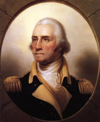 portrait of George Washington by Rembrandt Peale