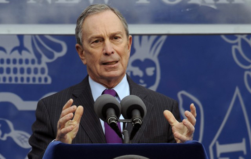 New York City Mayor Michael Bloomberg at his Jan.1 inauguration