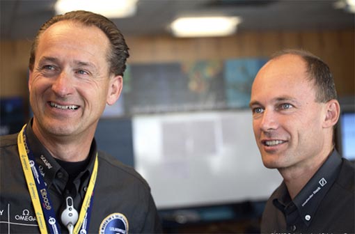 Bertrand Piccard and André Borschberg, founders of Solar Impulse Bertrand Piccard and André Borschberg, founders of Solar Impulse