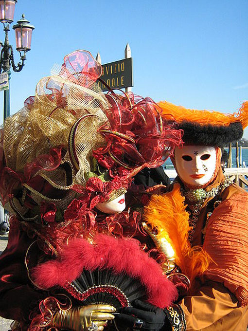 festive season in February, celebration of life, Masquerade ball at the Carnival of Venice