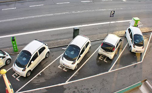 electric car charging station - Copenhagen