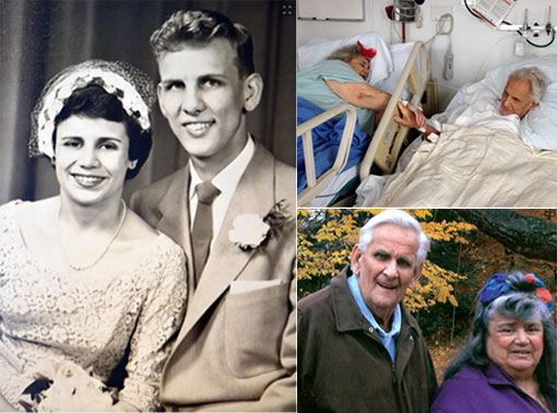 elderly couple die hours apart holding hands after 60-year vow that he’d never leave her