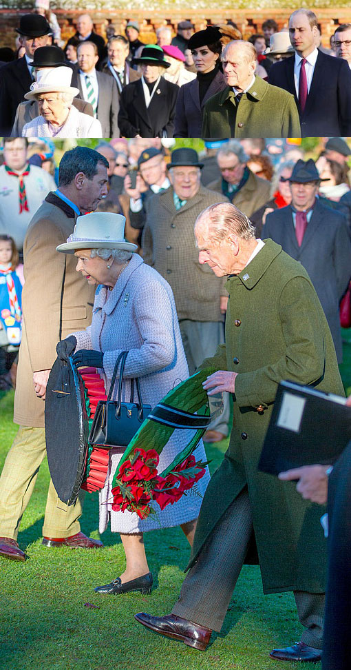 The Queen and Duke of Edinburgh with Duke and Duchess of Cambridge at 100th anniversary of Gallipoli campaign