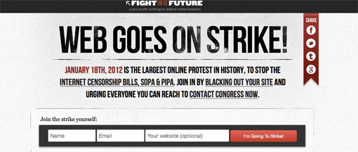 Web goes on strike - largest online protest in history