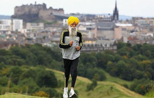 101-year-old marathoner Fauja Singh