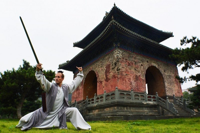 American small-town kid 11 years ago journeyed to Wudang Mountains to study Kung Fu and Daoism (Taoism), now master and teacher dedicating life to Wushu Martial Arts