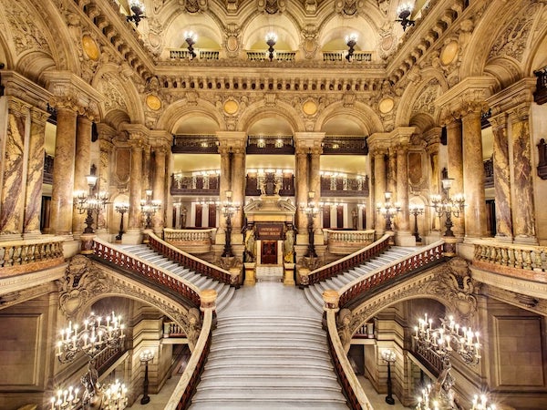 Travelers can spend a night in the Parisian opera house that inspired the Phantom of the Opera, novel from real events and legends surrounding Palais Garnier