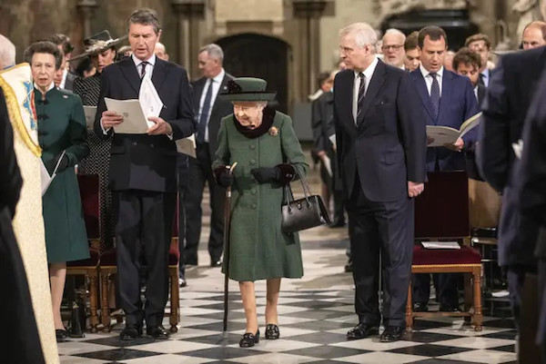 Prince Philip Memorial service: Queen with children - Charles, Ann, Andrew and Edward, joined by PM Johnson, King Felipe and Queen Letizia of Spain