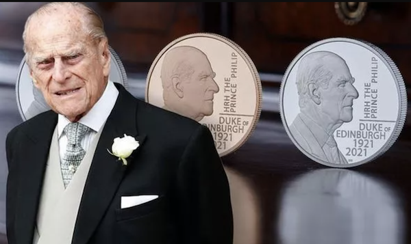 Royal Mint unveils new memorial £5 coin celebrating the life and legacy of Prince Philip, Duke of Edinburgh (1921-2021)