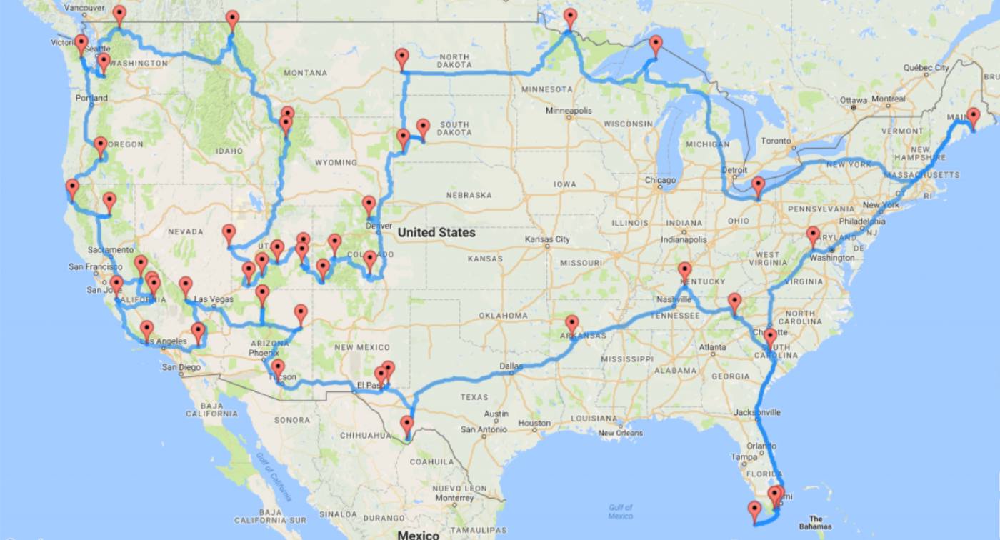 Ultimate roadtrip: all 47 National Parks in Continental US, 14,498 miles